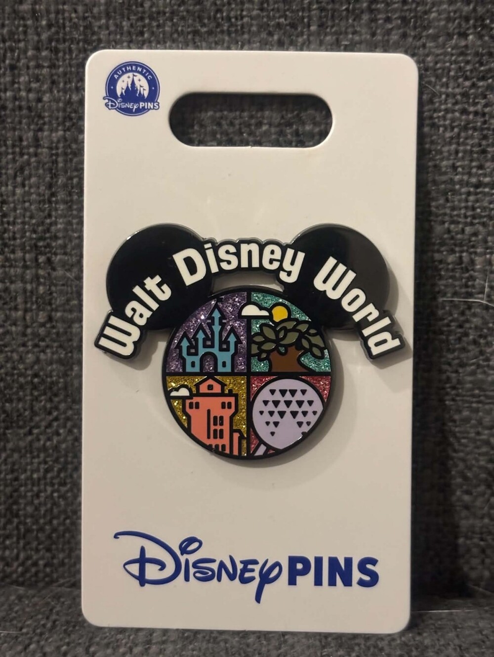 Walt Disney World Theme Park Logos Collectible Disney Pin New